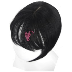 Peruca calota din fibra Kanekalon 360 grade Cod CYF7273-1 Brunet - 17 cm lungime stil bob